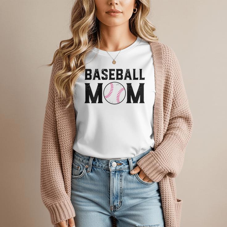 Baseball Mom Mommy Mama Mother's Day Women Retro Ball Sports Women T-Shirt Baseball Mom Mommy Mama Mother's Day Women Retro Ball Sports Women T-Shirt