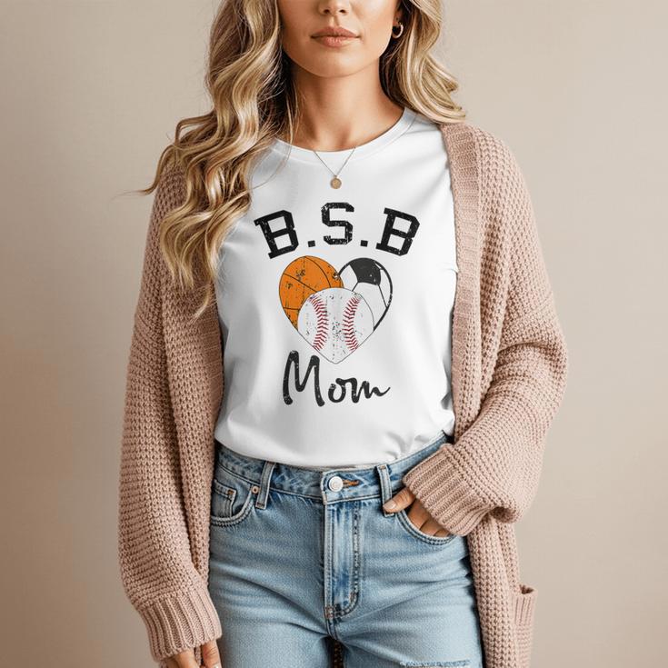 Basketball Soccer Baseball Mom For Women Women T-Shirt Basketball Soccer Baseball Mom For Women Women T-Shirt