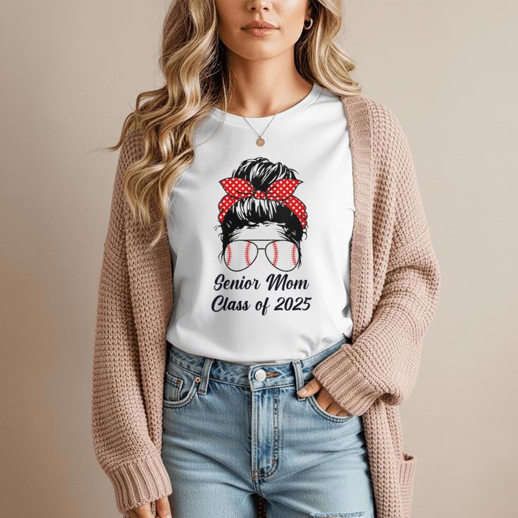 Class Of 2025 Baseball Mom Senior Graduation Graduate Women Women T-Shirt
