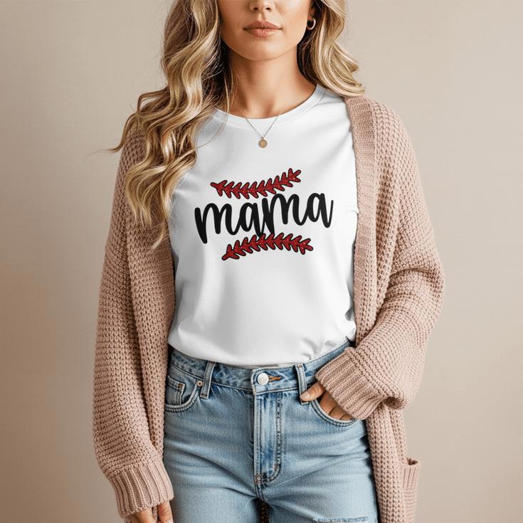 Custom Hustle Tball Tee Ball Baseball Mom Women T-Shirt