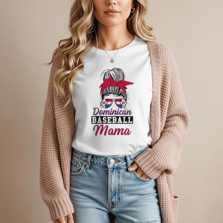 Dominican Baseball Mama Quote For a Dominican Baseball Mom Women T-Shirt