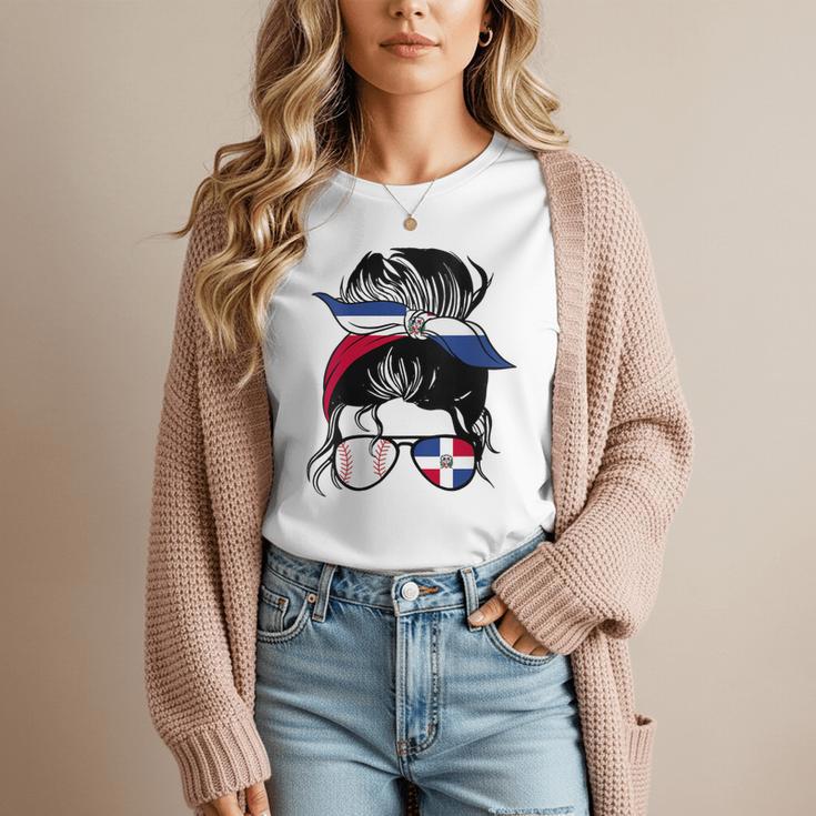 Dominican Baseball Mom Dominican Baseball Girl Women T-Shirt Dominican Baseball Mom Dominican Baseball Girl Women T-Shirt