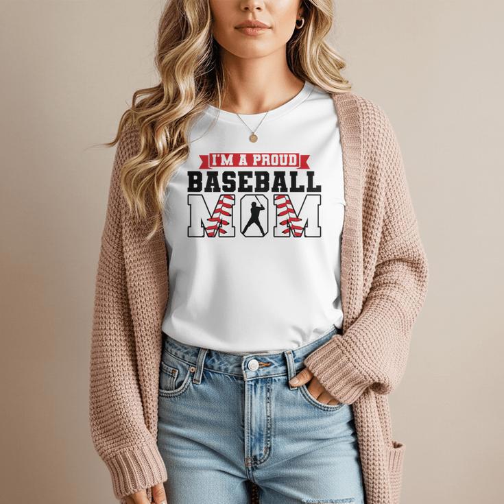 I'm a Proud Baseball Mom Baseball Women T-Shirt I'm a Proud Baseball Mom Baseball Women T-Shirt