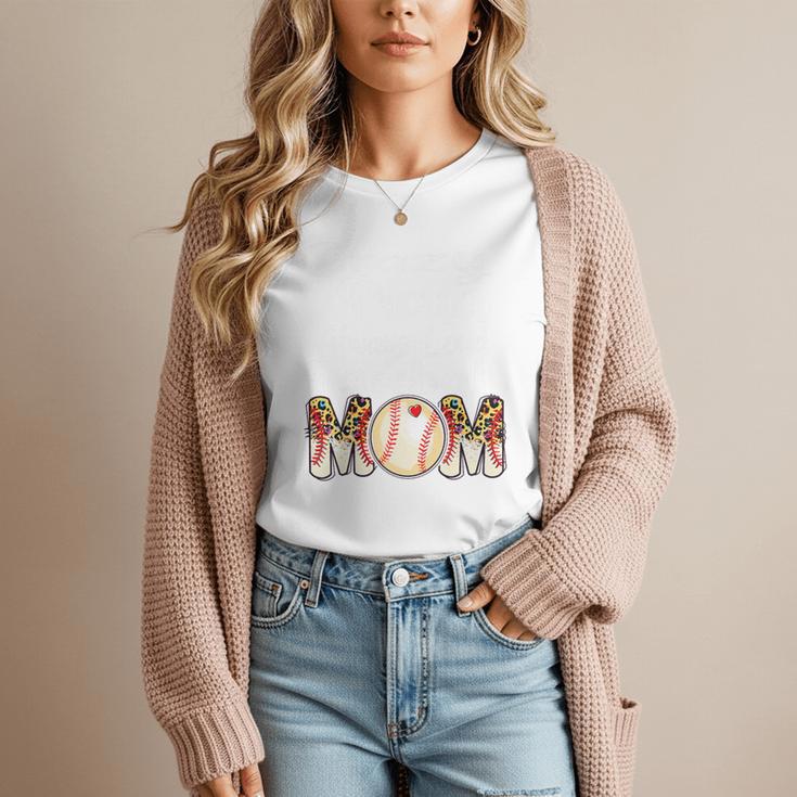 Loud And Proud Baseball Mom Messy Bun 2024 Premium Women T-Shirt Loud And Proud Baseball Mom Messy Bun 2024 Premium Women T-Shirt