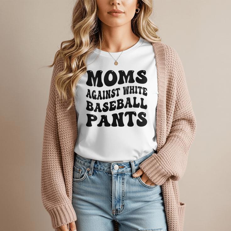 Moms Against Baseball Pants Baseball Mom Cool Women T-Shirt Moms Against Baseball Pants Baseball Mom Cool Women T-Shirt