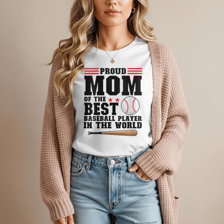 Proud Mom Of An Awesome Baseball Baseball Mom Women T-Shirt