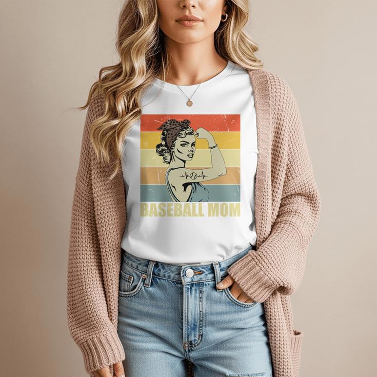 Retro Baseball Mom Sport Lover Vintage Women T-Shirt Retro Baseball Mom Sport Lover Vintage Women T-Shirt