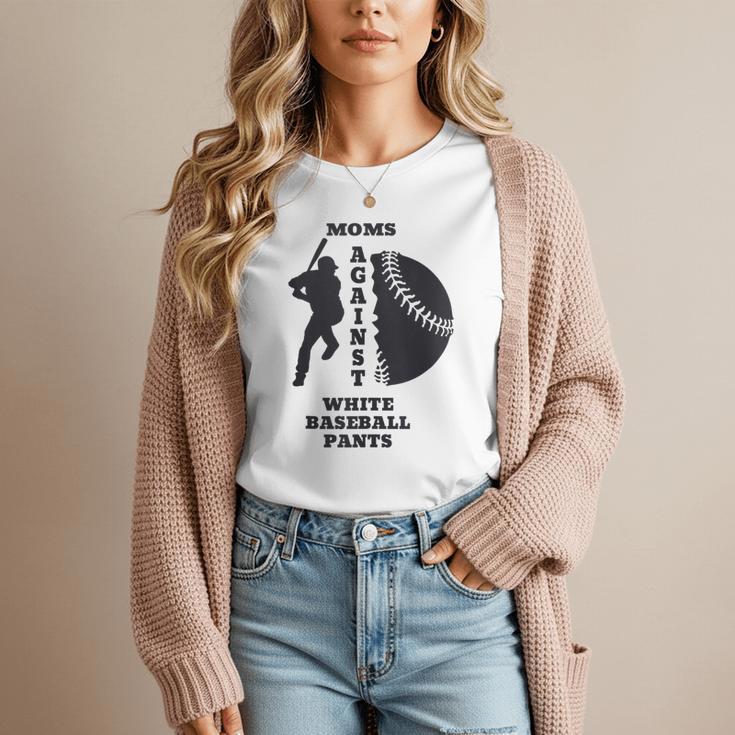Retro Moms Against Baseball Pants Baseball Mom Women T-Shirt Retro Moms Against Baseball Pants Baseball Mom Women T-Shirt