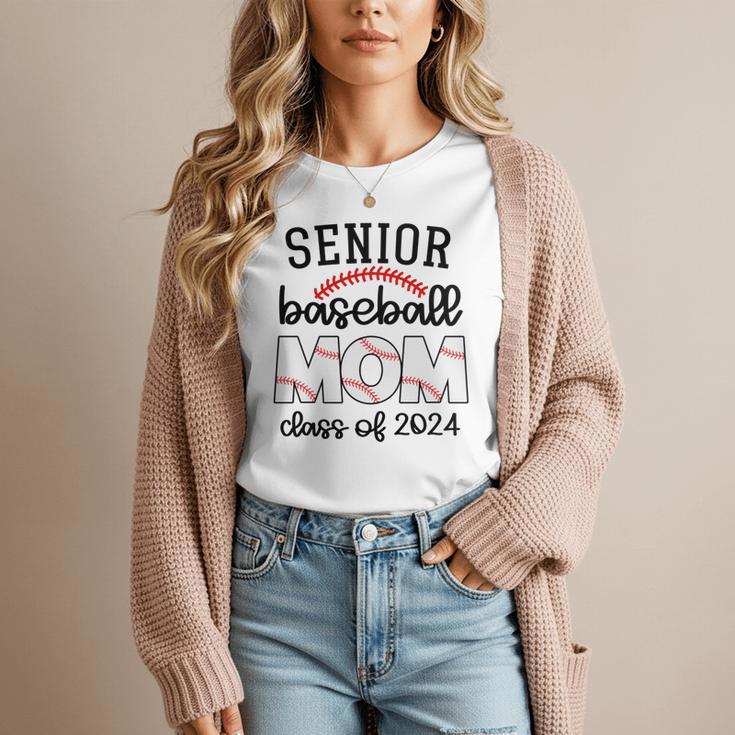 Senior Baseball Mom Class Of 2024 High School College Sports Women T-Shirt Senior Baseball Mom Class Of 2024 High School College Sports Women T-Shirt