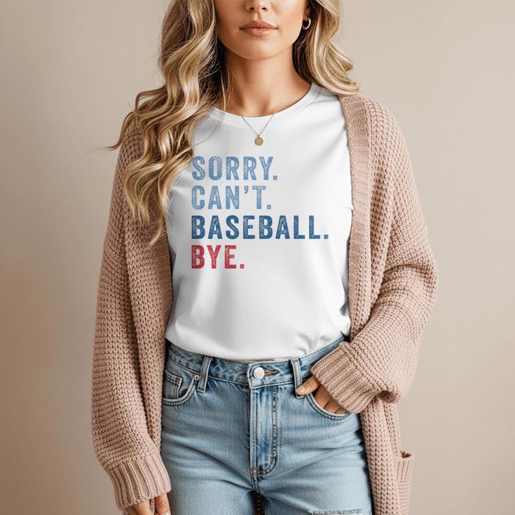 Sorry Can't Baseball Bye Baseball Mom Men Women Kids Premium Women T-Shirt Sorry Can't Baseball Bye Baseball Mom Men Women Kids Premium Women T-Shirt