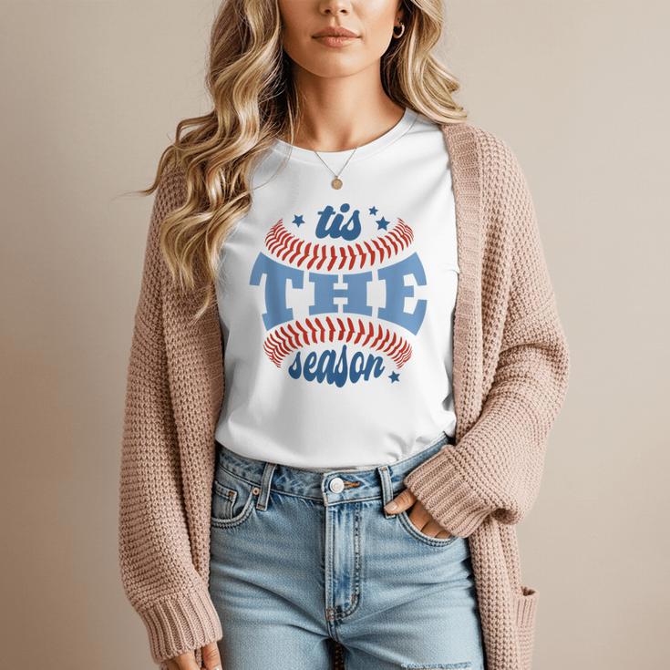 Tis The Season Baseball Mom Enthusiast Joy Women T-Shirt Tis The Season Baseball Mom Enthusiast Joy Women T-Shirt