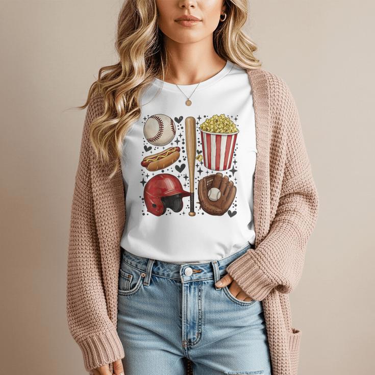 Tis The Season Baseball Mom Game Day Cheering Sports Lover Women T-Shirt Tis The Season Baseball Mom Game Day Cheering Sports Lover Women T-Shirt