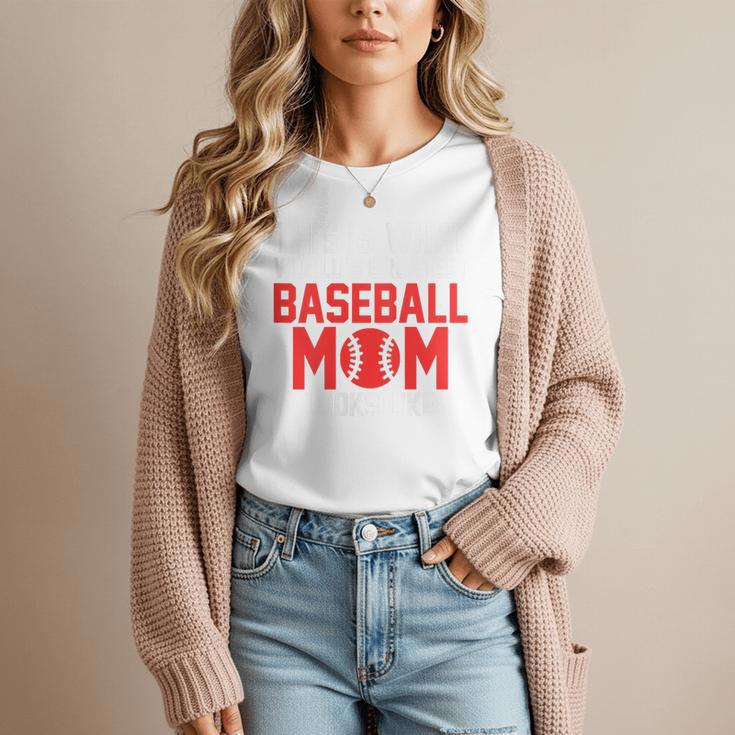 This Is What World's Greatest Baseball Mom Baseball Women T-Shirt