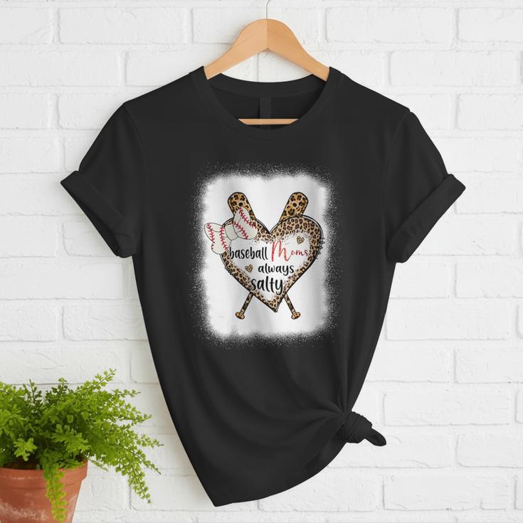 Baseball Moms Always Salty Mommy Women T-Shirt Baseball Moms Always Salty Mommy Women T-Shirt