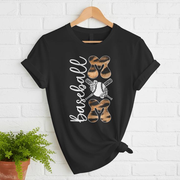 Happy Mother's Day Baseball Mom Leopard Softball Lover Women T-Shirt Happy Mother's Day Baseball Mom Leopard Softball Lover Women T-Shirt