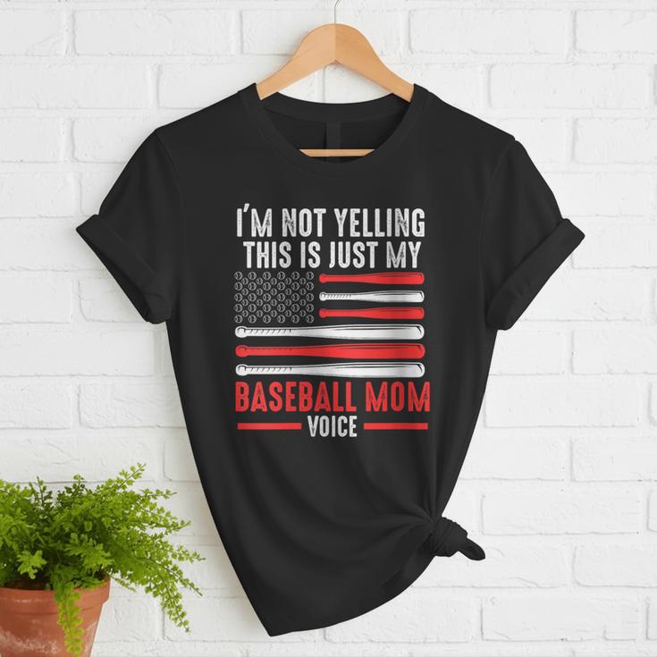 I'm Not Yelling This Is Just My Baseball Mom Voice Sport Women T-Shirt I'm Not Yelling This Is Just My Baseball Mom Voice Sport Women T-Shirt