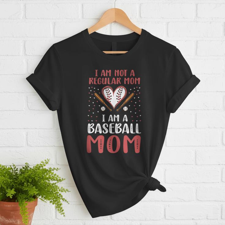 I Am Not a Regular Mom I Am a Baseball Mom Women T-Shirt