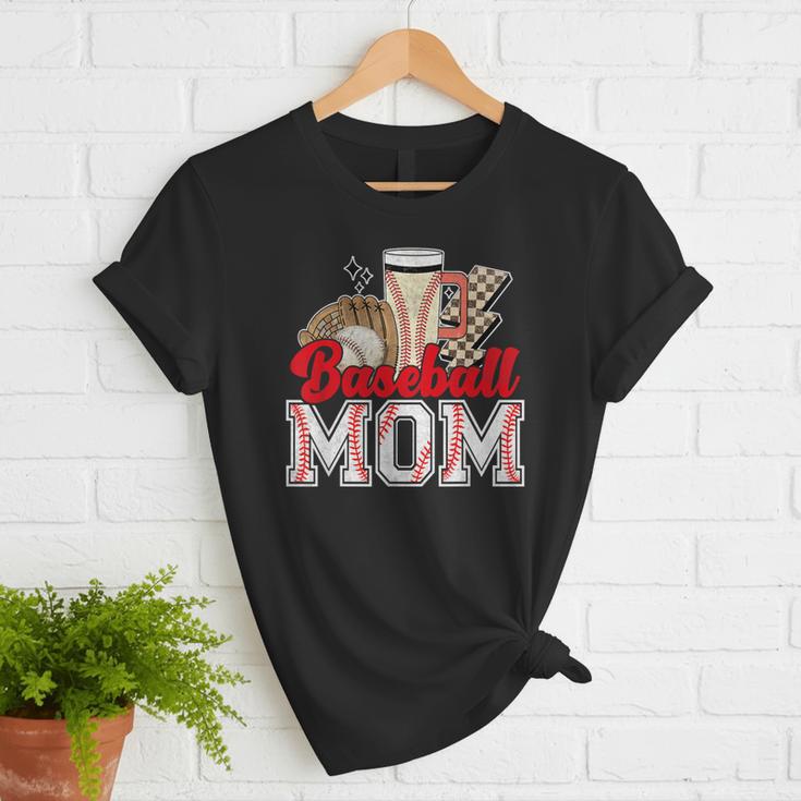 Retro Coffee Baseball Mama Mother's Day Baseball Mom Women T-Shirt Retro Coffee Baseball Mama Mother's Day Baseball Mom Women T-Shirt