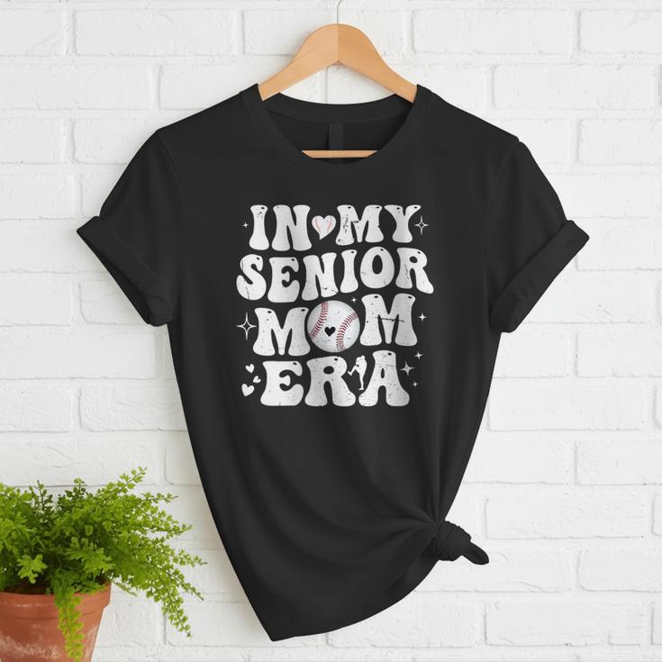 In My Senior Mom Era Class Of 2024 Groovy Baseball Mom Life Women T-Shirt In My Senior Mom Era Class Of 2024 Groovy Baseball Mom Life Women T-Shirt