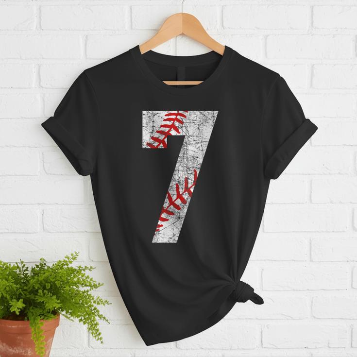 Vintage Baseball Mom 7 Jersey Baseball Favorite Player Women T-Shirt Vintage Baseball Mom 7 Jersey Baseball Favorite Player Women T-Shirt