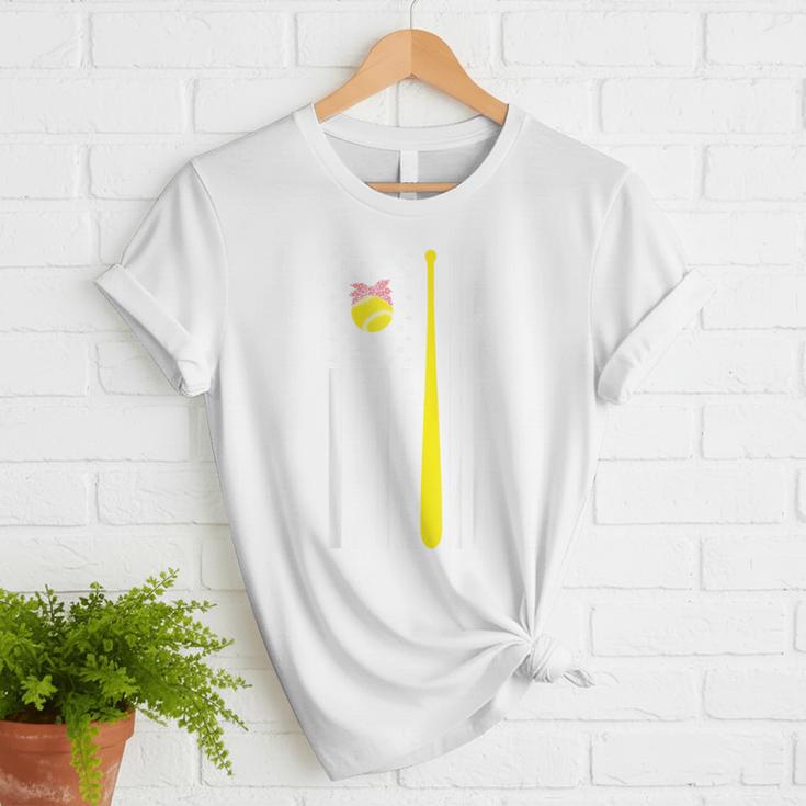 American Flag Baseball Mom Team Women T-Shirt