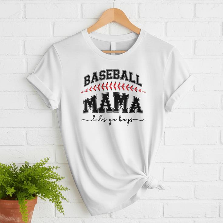 Baseball Mama Lets Go Boys Mother Baseball Mom Women T-Shirt Baseball Mama Lets Go Boys Mother Baseball Mom Women T-Shirt