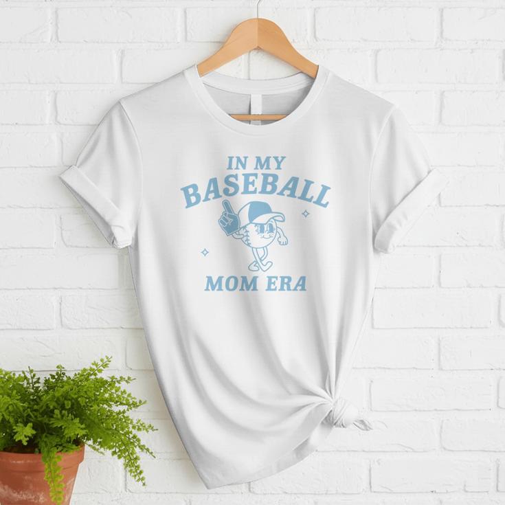 In My Baseball Mom Era Retro Game Day Mama Groovy Season Women T-Shirt