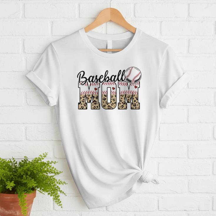 Baseball Mom Leopard Game Day Vibes Baseball Mama Women T-Shirt Baseball Mom Leopard Game Day Vibes Baseball Mama Women T-Shirt