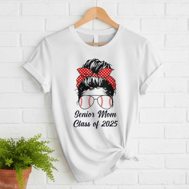 Class Of 2025 Baseball Mom Senior Graduation Graduate Women Women T-Shirt