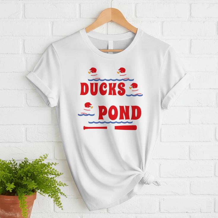 Cute Ducks On The Pond Cute Baseball Mom T-Shirt Women T-Shirt Cute Ducks On The Pond Cute Baseball Mom T-Shirt Women T-Shirt