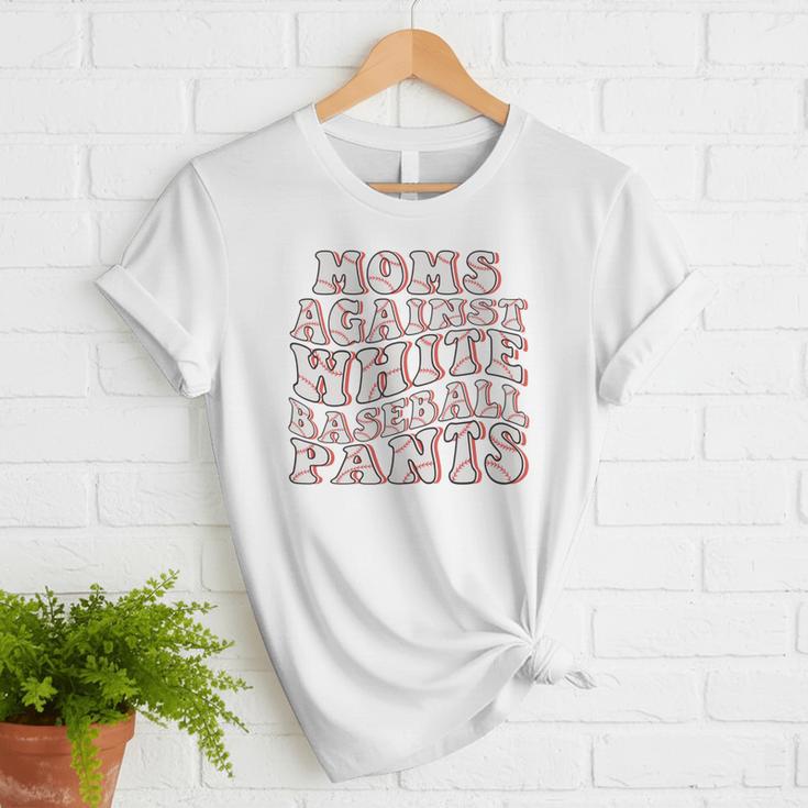 Mom Against Baseball Pants Baseball Mom Women T-Shirt Mom Against Baseball Pants Baseball Mom Women T-Shirt