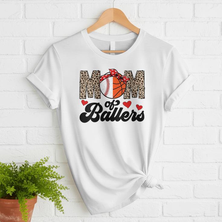 Mom Of Ballers Basketball Baseball Mom Of Ballers Women T-Shirt Mom Of Ballers Basketball Baseball Mom Of Ballers Women T-Shirt