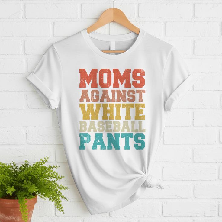 Moms Against Baseball Pants Baseball Mom Mother Women T-Shirt