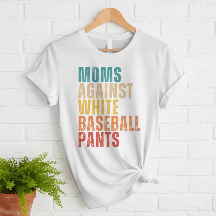 Moms Against Baseball Pants Baseball Mom Retro Women T-Shirt Moms Against Baseball Pants Baseball Mom Retro Women T-Shirt
