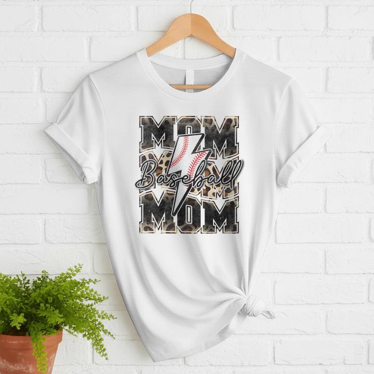 Retro Baseball Mom Mama Baseball Life Mother's Day Baseball Women T-Shirt
