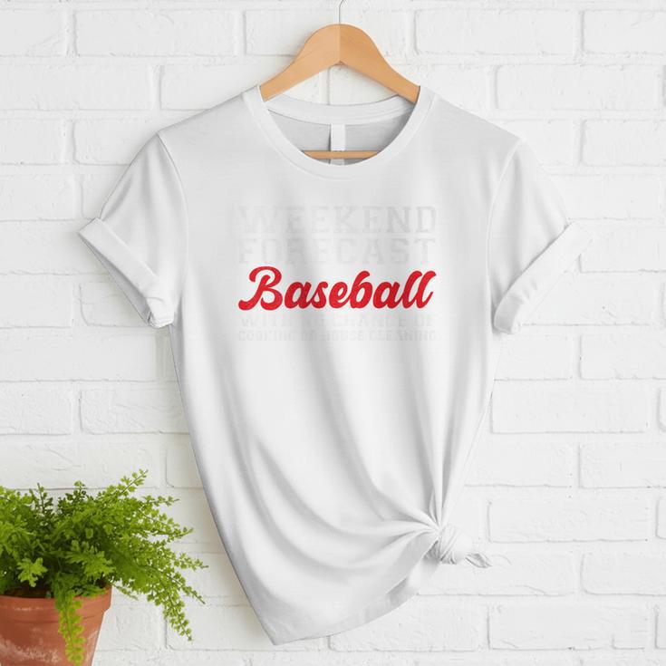 Retro Baseball Mom Mother's Day Weekend Forecast Baseball Premium Women T-Shirt Retro Baseball Mom Mother's Day Weekend Forecast Baseball Premium Women T-Shirt
