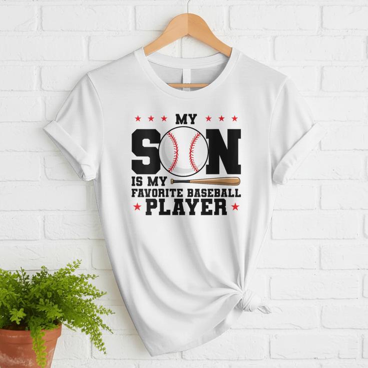 My Son Is My Favorite Baseball Player Baseball Mom Women T-Shirt My Son Is My Favorite Baseball Player Baseball Mom Women T-Shirt
