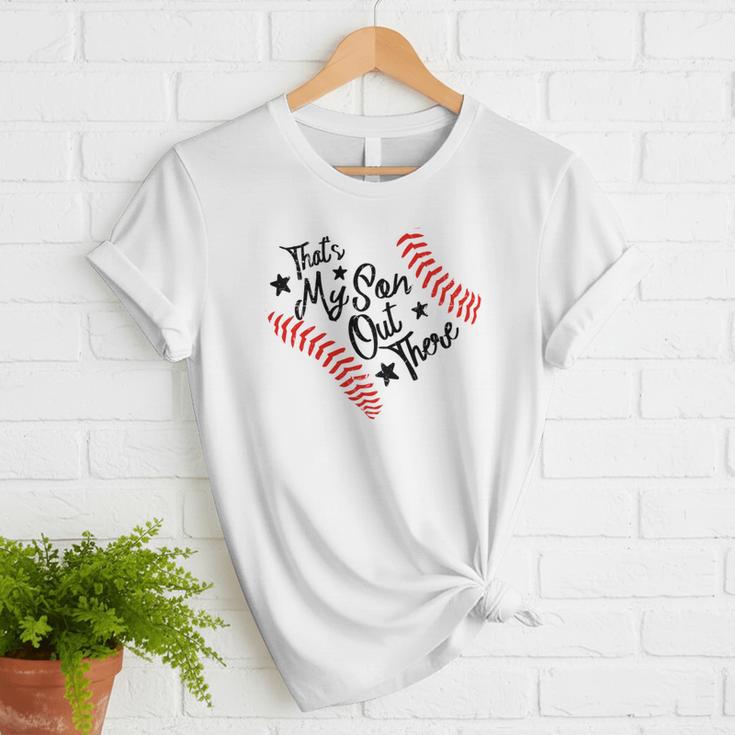 That's My Son Out There Baseball Mom Heart Mom Life Women T-Shirt That's My Son Out There Baseball Mom Heart Mom Life Women T-Shirt