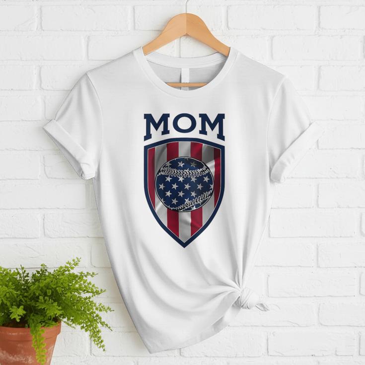 USA Mum Mother's Day Baseball Mom Women T-Shirt USA Mum Mother's Day Baseball Mom Women T-Shirt