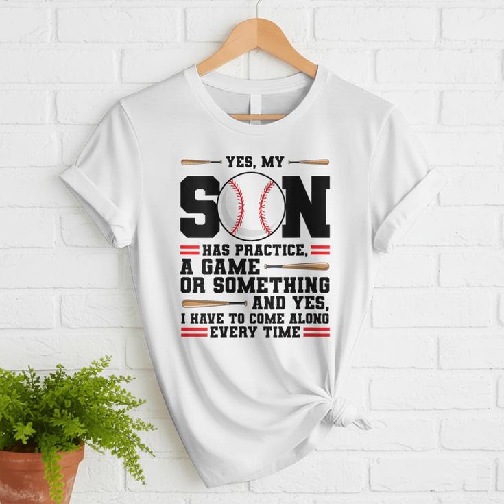 Yes Son Has Practice a Game Baseball Mom Women T-Shirt Yes Son Has Practice a Game Baseball Mom Women T-Shirt