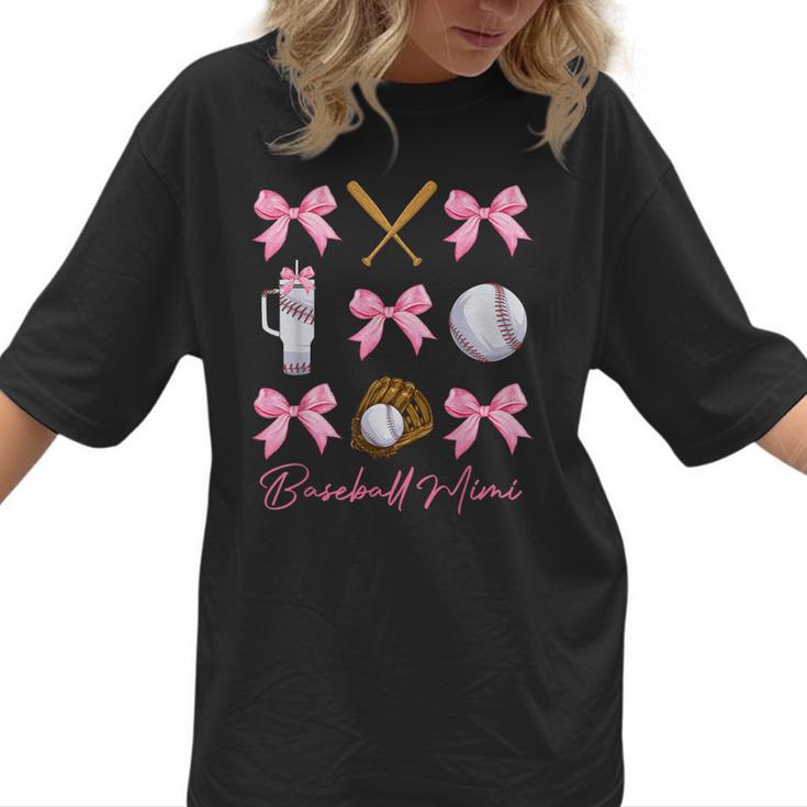 Baseball Mimi Era Bows Baseball Mom Women Women T-Shirt 