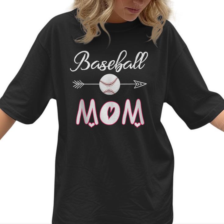 Baseball Mom Birthday Sport Baseball Sport Matching Family Women T-Shirt