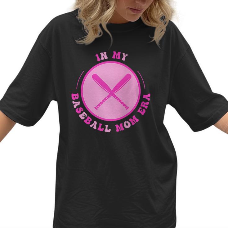 In My Baseball Mom Era Retro Game Day Mom Era 2 Sides Women T-Shirt