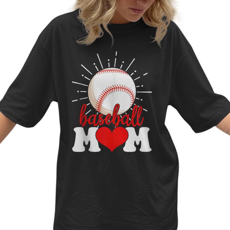 Baseball Mom Mama Mother's Day Sport Lover Women T-Shirt
