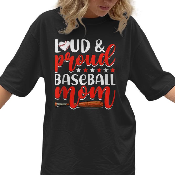 Baseball Mom Sport Mommy Baseball Mama Mother's Day Women T-Shirt