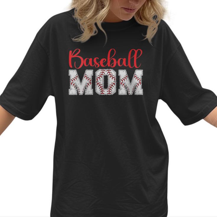 Baseball Mom Sporty Humor Women T-Shirt 