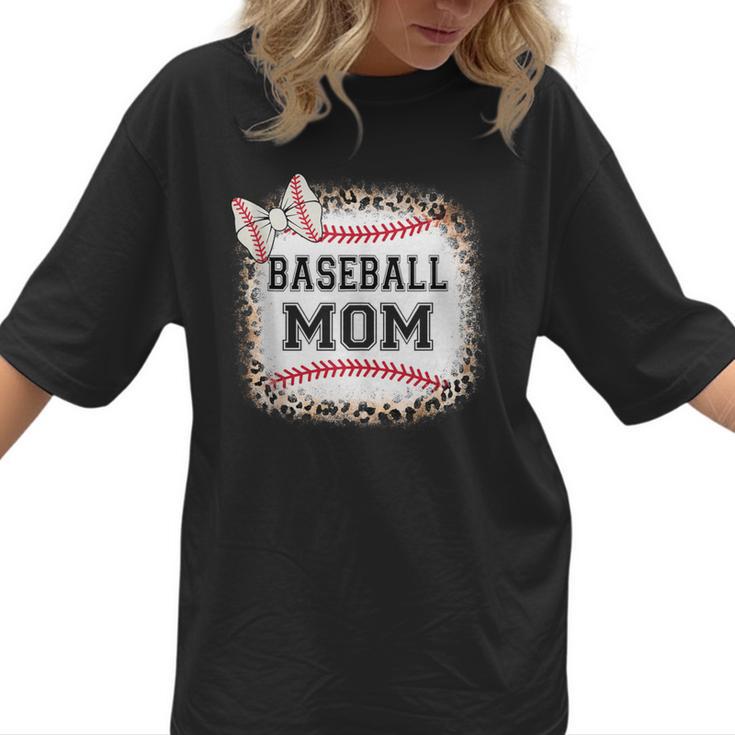 Baseball-Shirt Women Girls Mama Baseball Mom Women T-Shirt 