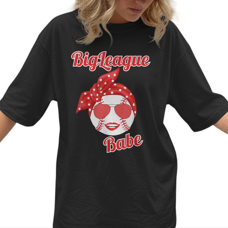 Cute Love Baseball BigLeague Babe Hot Baseball Mom Women T-Shirt