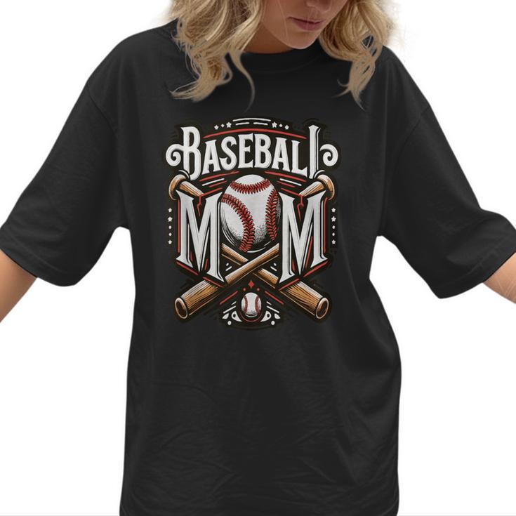 Home Run Baseball Mom Women T-Shirt 