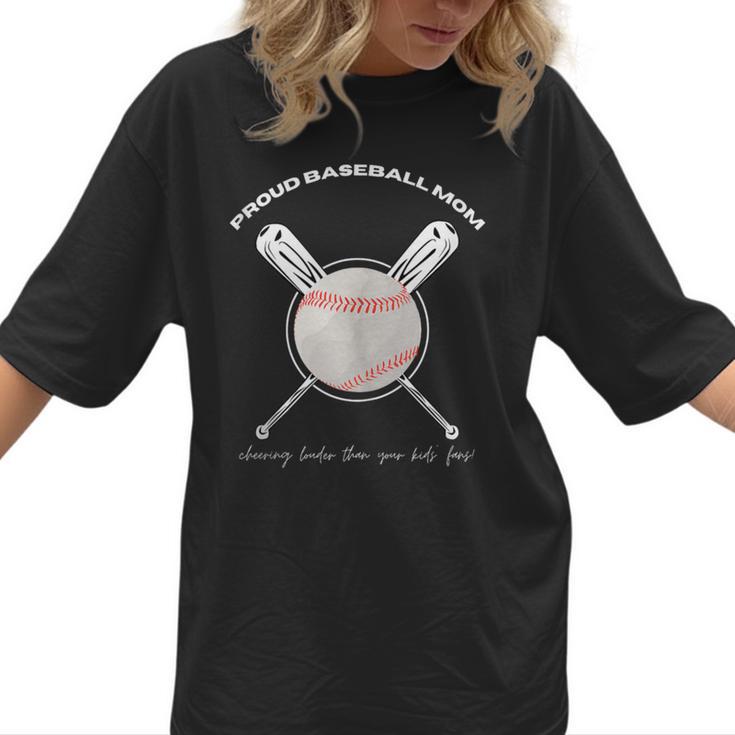 PROUD BASEBALL MOM Women T-Shirt 